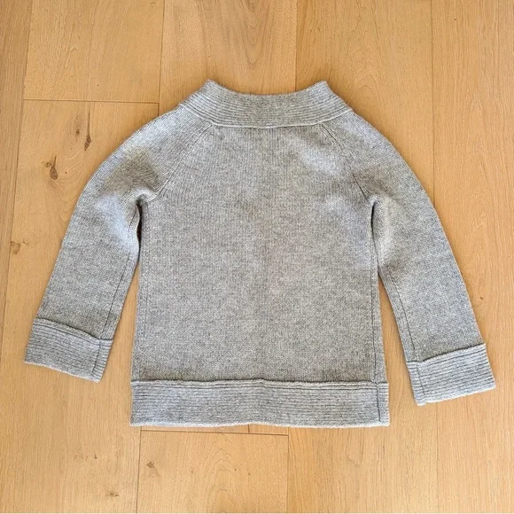 J. Crew Heather Light Gray Women's 3/4 Sleeve Cardigan - XS - Picture 2 of 6